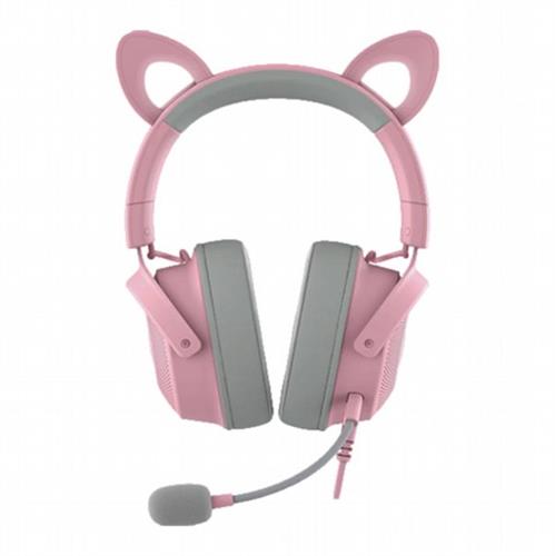 אוזניות גיימינג Razer Kraken Kitty V2 Pro ורוד
