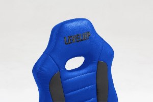 כיסא ארגונומי לילדים עד גיל 8 בצבע שחור וכחול S301-BBL מבית LEVEL UP