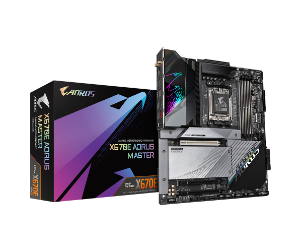 לוח Gigabyte X670E AORUS MASTER AMD AM5 DDR5 WIFI 6E ATX