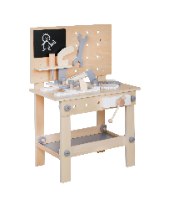 שולחן כלי עבודה מעץ לילדים | מק"ט W03D076E |  צעצועץ