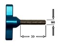 M8 X 30 - ברגי T לחיבור התורן לגלשן - A3D
