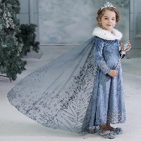 שמלת "נסיכת הקרח" לילדות