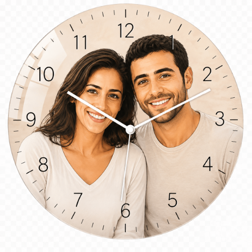 שעון קיר עגול קריקטורה  – קוטר 33 ס"מ