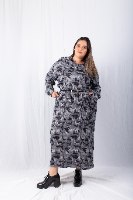 שמלת מנדי צבאי אפור