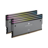 Corsair DDR5 64G (2x32G) 6000 CL30 Dominator Titanium RGB Grey