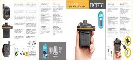 משאבת ניפוח אוויר USB חשמלית 66635 מבית INTEX