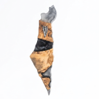 עותק של בית מזוזה "ארץ ישראל" – עץ זית ואפוקסי