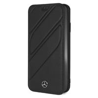 CG Mobile כיסוי ספר מעור לאייפון XS MAX בצבע שחור מרצדס רשמי