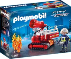 פליימוביל 9467 תותח מים לכיבוי אש במבצע PLAYMOBIL   