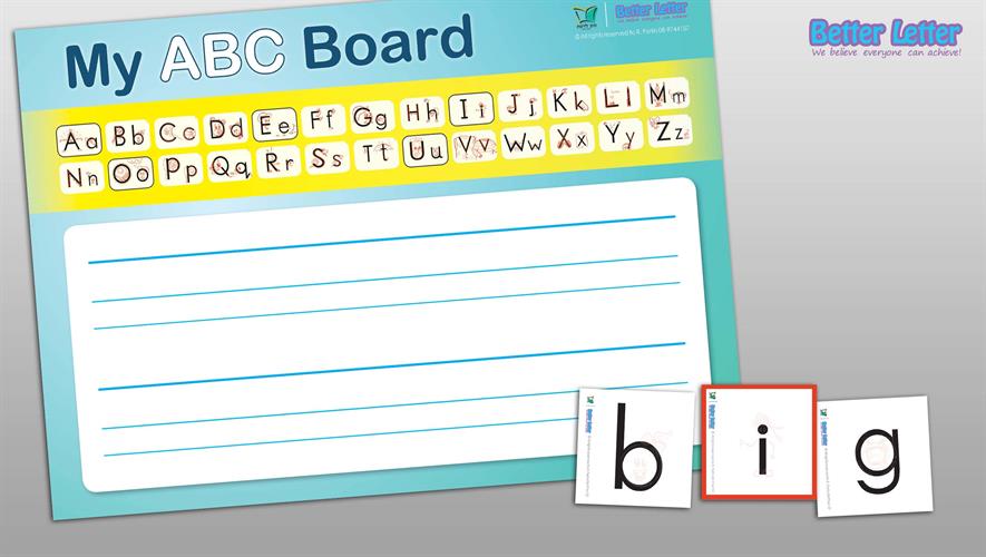 Better Letter ללימוד ABC | ערכת תלמיד
