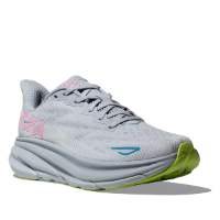 Hoka Clifton 9 Wide נעלי ספורט נשים הוקה קליפטון 9 רחבות בצבע שחף/כחול קרח | HOKA נשים