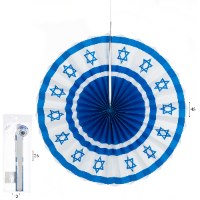 מניפה 40 ס"מ דגל ישראל