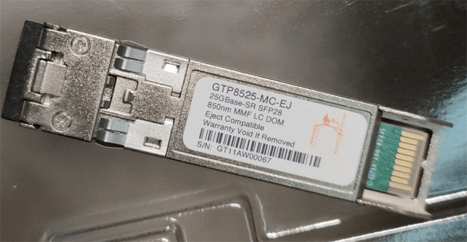 ג'יביק - 25GBase-SR SFP28 GE 850nm C-Temp MMF LC DOM