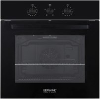 תנור אפיה מכני בנוי Germaine GR-FD0167B – תנור שחור עם שלושה כפתורי שליטה ודלת זכוכית שקופה