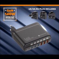 מטען קיר עוצמתי 140W עם 6 יציאות טעינה 140W מבית MIRACASE