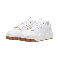 PUMA Carina Street Lux Women's Sneakers White סניקרס פומה נשים לבן לוגו זהב
