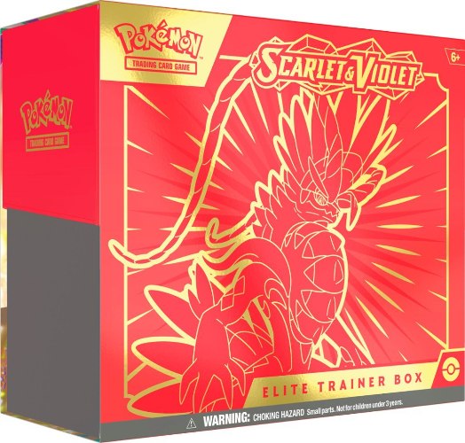 קלפי פוקימון אליט טריינר בוקס Pokémon TCG: Scarlet & Violet Elite Trainer Box (Koraidon)