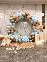 עיצוב חישוק בלונים קלאסי לארועים