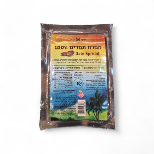 ממרח תמרים 100% 500 גרם - שקד תבור