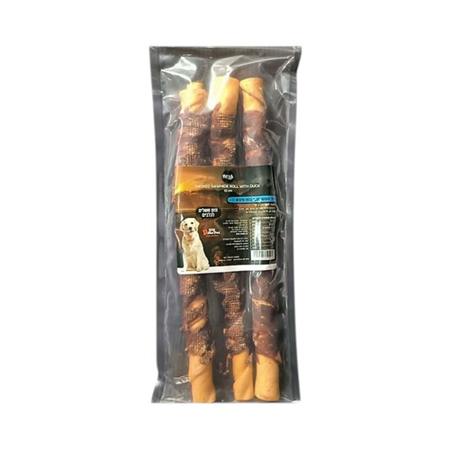 מארז רול מעושן עטוף ברווז 32 סמ - 3 יח'