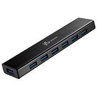 רכזת j5create USB-A 3.0 עם 7 חיבורים