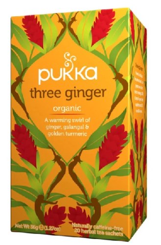 חליטת תה שלוש ג׳ינג׳ר - Three Ginger - פוקה