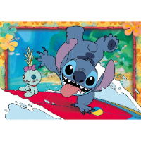 קלמנטוני - זוג פאזלים 2x20 חלקים לילו וסטיץ - Clementoni Puzzle 24809