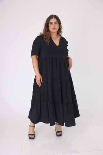 שמלת סול שחור קלאסי