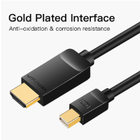 כבל VEnTIOn HDMI to Mini DP 1080P 60Hz 2M