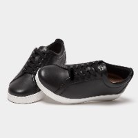 ראלי שחור עור פיטפלופ FITFLOP