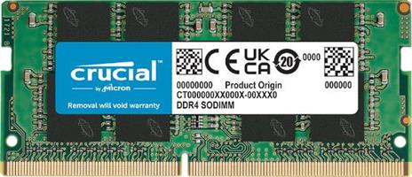 זכרון לנייד Crucial 16GB DDR4 3200Mhz C22 SODIMM