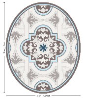 עיצוב איזור האסלה- מדבקה (39 ₪)  שטיחון  (88 ₪) סט (119 ₪) נווה צדק TIVA DESIGN