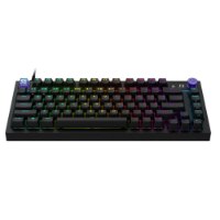מקלדת גיימינג מכנית צבע שחור Logitech G316 X 75% – אחת בצבע שחור עם תאורת RGB צבעונית על רקע לבן