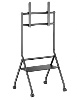 שחור - עגלת טלויזיה למסכים 37"-86" מבית לומי Lumi TTF13E-46FW