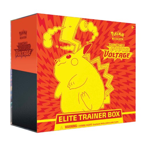 קלפי פוקימון אליט טריינר בוקס ויויד 2020 Pokemon TCG: Sword & Shield Vivid Voltage Elite Trainer Box