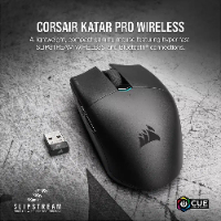 עכבר אלחוטי מקצועי - Corsair Katar Pro Gaming Mouse Wireless RGB
