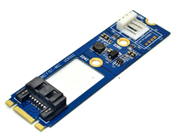 מתאם משקע m.2 NGFF במחשב (קונקטור B+M) לדיסק SATA SSD