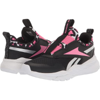 REEBOK | ריבוק - REEBOK XT SPRINTER SLIP KIDS נעלי ספורט ללא שרוכים שחור ורוד מנומר | ילדים