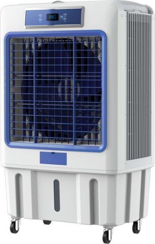 מצנן מגדל Krauss KR‑23000 – תפוקת אוויר 23,000 מ״ק/ש, הספק 850 W, מיכל 90 ליטר, שלט רחוק וצידוד