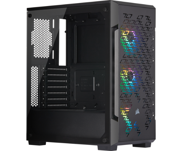 מארז שחור Corsair ICUE 220T RGB Airflow Mid Tower