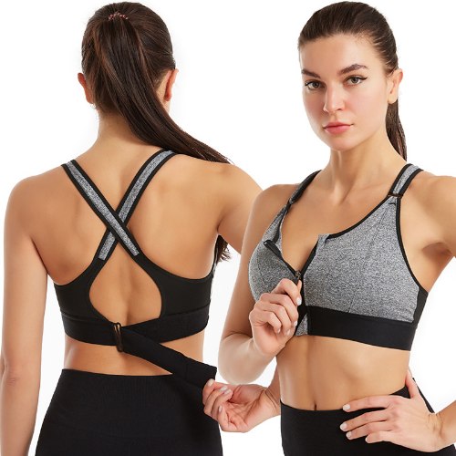 חזיית ספורט מתכווננת להרמה ותמיכה מלאה ZIPFIT