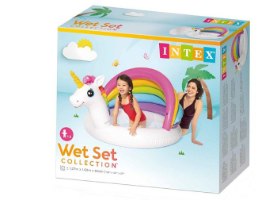בריכה מתנפחת לילדים חד קרן עם גגון (127X102X69 סמ) 57113 מבית INTEX