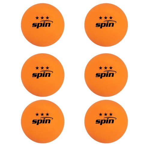 מארז 6 יחידות כדור טניס שולחן פינג פונג - SPIN