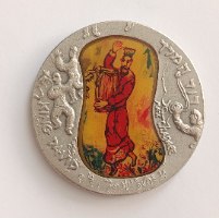 מארק שאגאל, דוד המלך - שנת 1991, מדליה כסף/999, 50 מ"מ, החברה הממשלתית למדליות ולמטבעות