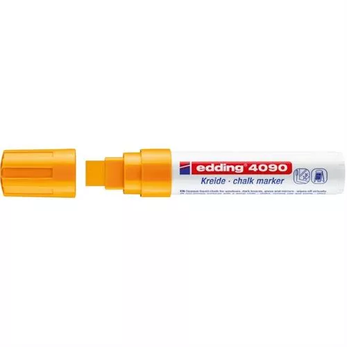 טוש גיר 4090 טיפ 4-15 מ"מ כתום זוהר אדינג edding