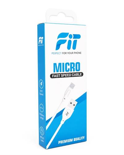 כבל Micro USB - דגם FT120 מבית FiT באורך 2 מטר