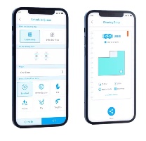 שואב שוטף רובוטי Hobot Legee Q10 Pro עם שליטה דרך אפליקציה חכמה לניהול ניקוי