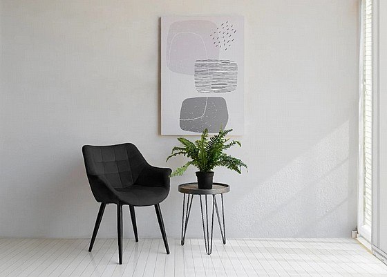 כורסא מעוצבת דגם יולי YULI בצבע שחור