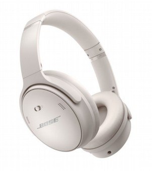 אוזניות BOSE QC 45 Over-Ear Wireless Headphone with Noise Cancelling בצבע לבן