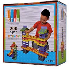 קפלה סטיקס 250 חלקים צבעוני